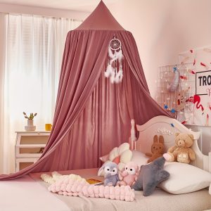 1pc Kid Mosquito Net, Princess Decor Canopy For Kids Bed, Soft And Durable Bed Canopy Tent Canopy For Girls Room, Dreamy Mosquito Net Bedding, Children Reading Nook Canopies Indoor